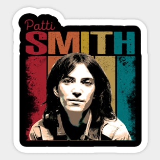 Patti Smith Live Onstage Energy and Passion Sticker